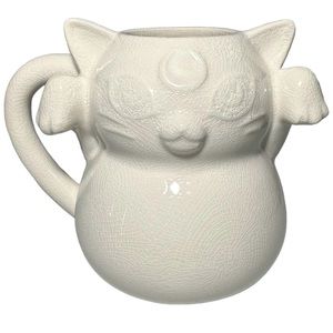 Killstar Mug 16oz Ghost Kitty White Porcelain Haunted Homeware